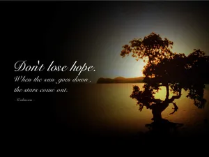 “be Strong, Be Brave, And Most Of All Be Positive.” Wallpaper