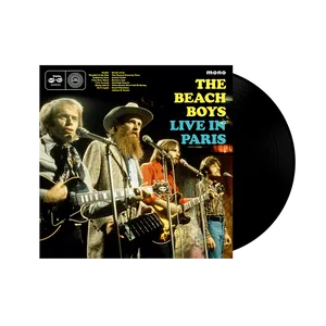 Beach Boys Live In Paris Vinyl Wallpaper