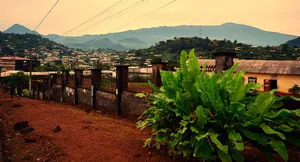 Beach Town In A Seaside City Of Limbe Cameroon Wallpaper