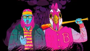 Beard And Jacket Hotline Miami Wallpaper