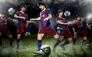Beautiful 4k Aerial View Of Soccer Field Wallpaper