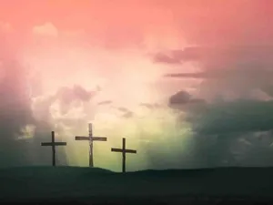 Beautiful Aesthetic Three Cross Hd Wallpaper