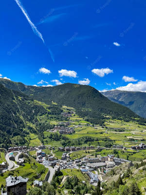 Beautiful Andorra Grassy Mountains Wallpaper