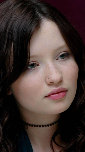 Beautiful Australian Actress Emily Browning 2004 Portrait Wallpaper