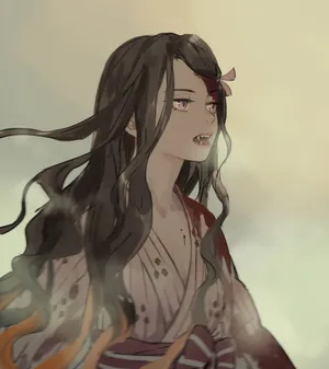 Beautiful Demon Nezuko Wallpaper