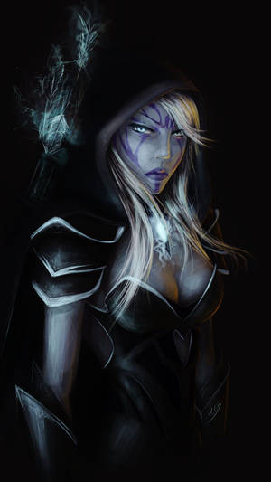 Beautiful Drow Ranger Dota 2 Iphone Wallpaper