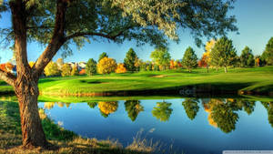 Beautiful Golf Landscape Hd Wallpaper