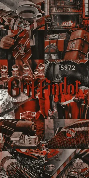 Beautiful Gryffindor Aesthetic Iphone Theme Wallpaper