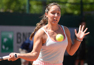 Beautiful Jessica Pegula During A Game Wallpaper