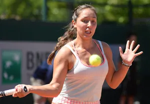 Beautiful Jessica Pegula During A Game Wallpaper