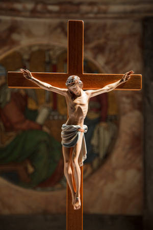 Beautiful Jesus Christ Statue Wallpaper