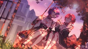 Beautiful Maids Of Re Zero Wallpaper