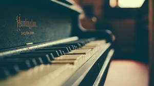 Beautiful Music Vintage Piano Wallpaper