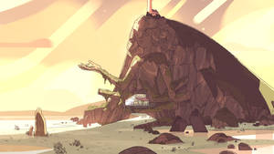 Beautiful Statue Steven Universe Ipad Wallpaper