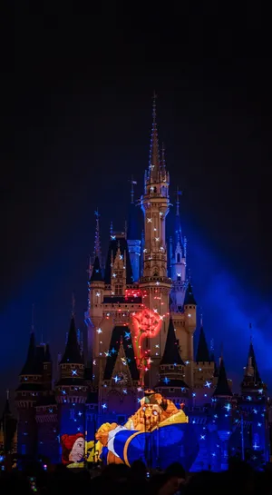 Beauty And The Beast Show Disney Castle Wallpaper
