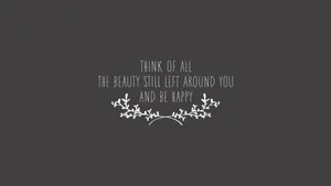 Beauty Happy Minimalist Best Desktop Wallpaper