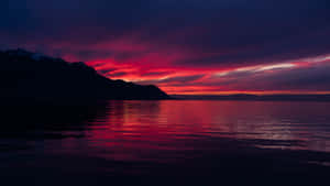 Beauty Of Dark Nature In The Evening Wallpaper