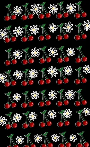 Beauty With A Cherrie Wallpaper