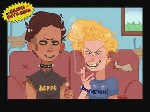 Beavis And Butt Head Digital Art Wallpaper