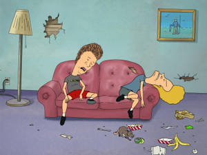 Beavis And Butt Head Messy Room Wallpaper