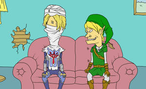 Beavis And Butt Head Zelda Crossover Wallpaper