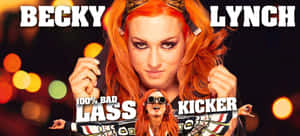 Becky Lynch Bokeh Poster Wallpaper