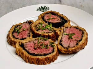 Beef Wellington Five Plated Wallpaper