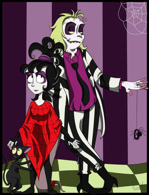 Beetlejuice With Friends Wallpaper