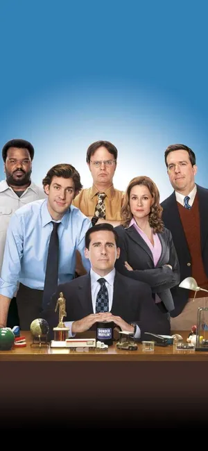 Behind Desk The Office Iphone Wallpaper