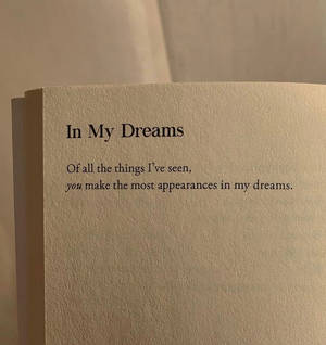 Beige Aesthetic Book Page Wallpaper