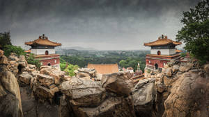 Beijing Castles In Rocky Mountain Wallpaper