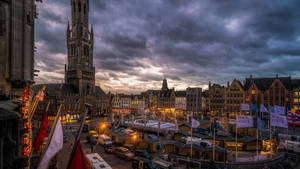 Belgium Bruges Vicinity Wallpaper