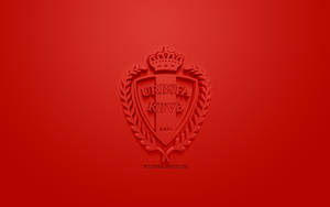 Belgium National Football Team Red Emblem Wallpaper