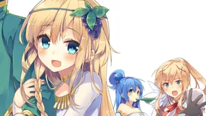 Belzerg Stylish Sword Iris Konosuba Wallpaper