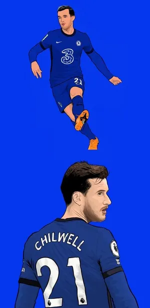 Ben Chilwell Two 2d Illustrations Wallpaper