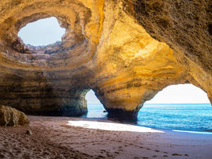 Benagil Sea Cave Portugal Wallpaper