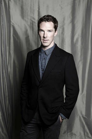 Benedict Cumberbatch Grayscale Image Wallpaper