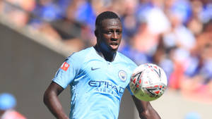 Benjamin Mendy In Game Photograph Wallpaper