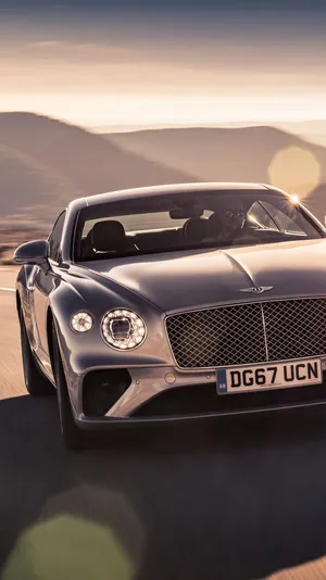 Bentley Against Bright Sunlight Iphone Wallpaper