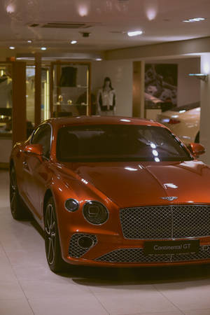Bentley Continental Gt Showroom Wallpaper