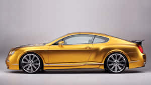 Bentley Gold Cars Wallpaper