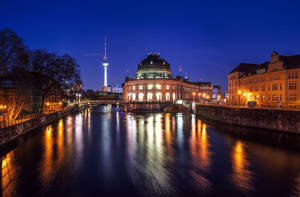 Berlin Bode Museum Nights View Wallpaper