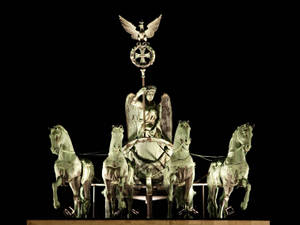 Berlin Brandenburg Quadriga Statue Wallpaper