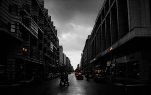 Berlin Dark Street Wallpaper