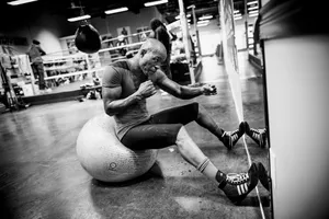 Bernard Hopkins' Monochromatic Photo Wallpaper
