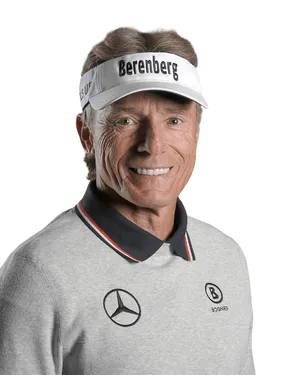Bernhard Langer On White Background Wallpaper
