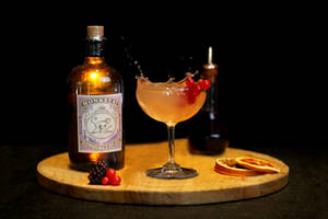 Berry Cocktail Monkey 47 Gin Schwarzwald Dry Wallpaper