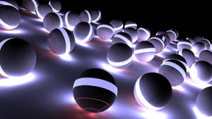 Best 3d Hd White Light Spheres Wallpaper