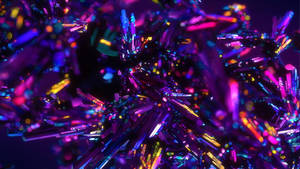 Best 4k Uhd Colorful Crystals Wallpaper