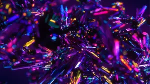 Best 4k Uhd Colorful Crystals Wallpaper